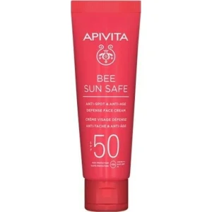 Apivita Bee Sun Safe Anti-Spot & Anti-Age Αδιάβροχη Αντηλιακή Κρέμα Προσώπου SPF50 50ml