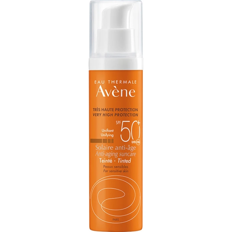 Avene Anti-Aging Tinted Αδιάβροχη Αντηλιακή Κρέμα Προσώπου SPF50 με Χρώμα 50ml