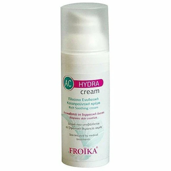 Froika AC Hydra 24ωρη Ενυδατική Κρέμα Προσώπου για Ευαίσθητες Επιδερμίδες κατά της Ακμής με Υαλουρονικό Οξύ 50ml