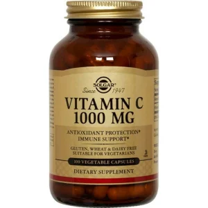 Solgar Vitamin C 1000mg 100 φυτικές κάψουλες