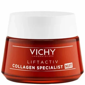 Vichy Liftactiv Collagen Specialist Κρέμα Προσώπου Νυκτός για Αντιγήρανση, Σύσφιξη & Ανάπλαση 50ml