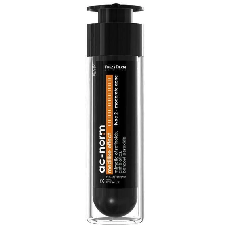 Frezyderm AC-Norm Medilike Effect Type 2 Ενυδατική Κρέμα Προσώπου για Ευαίσθητες Επιδερμίδες κατά των Ατελειών & της Ακμής με Βιταμίνη C 50ml