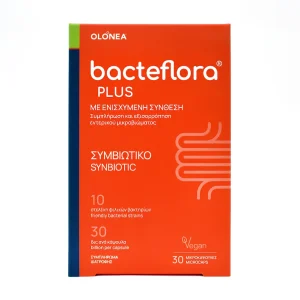 Olonea BacteFlora Plus με Προβιοτικά και Πρεβιοτικά με Ενισχυμένη Σύνθεση 30 φυτικές κάψουλες