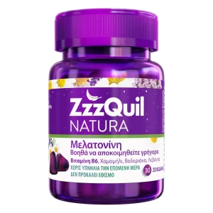 ZzzQuil Natura Melatonin Συμπλήρωμα για τον Ύπνο Forest Fruits 30 ζελεδάκια