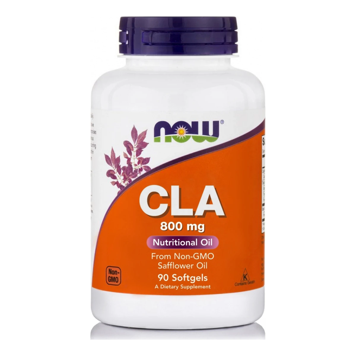 Now Foods CLA Συμπλήρωμα Διατροφής 800mg 90 μαλακές κάψουλες. EAN: 0733739017277