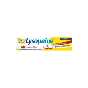 Sanofi VoxLysopaine Καραμέλες για Παιδιά χωρίς Γλουτένη Μέντα & Φράουλα 18τμχ